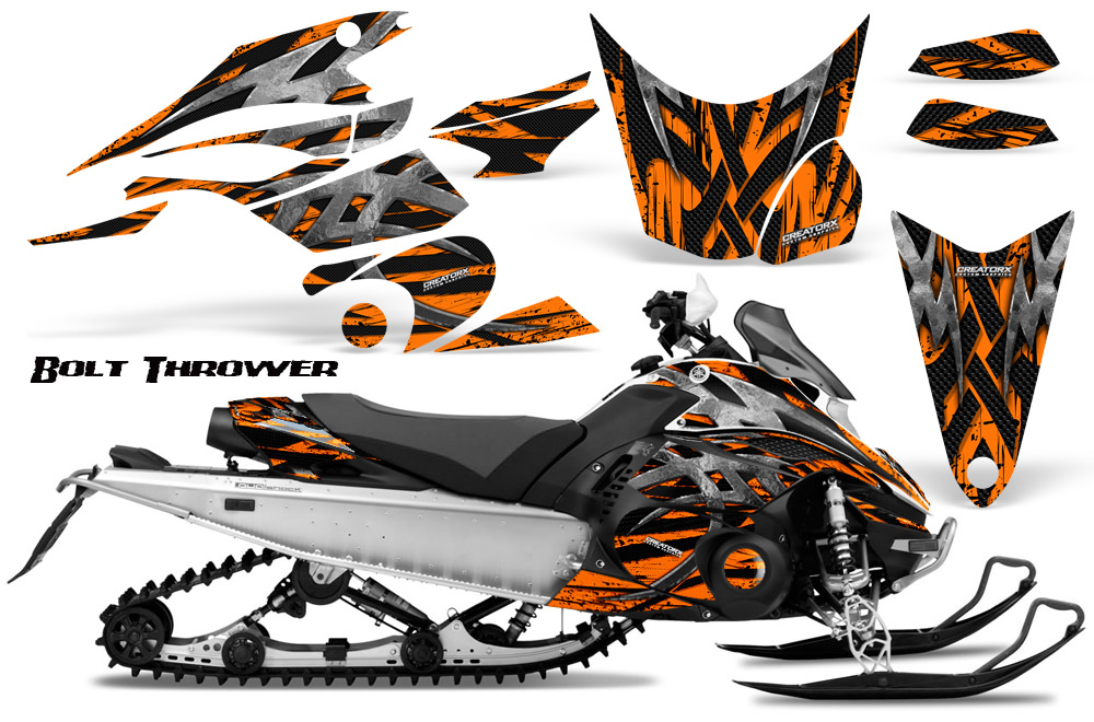 Yamaha FX Nytro 2010 Graphics Kit Bolt Thrower Orange